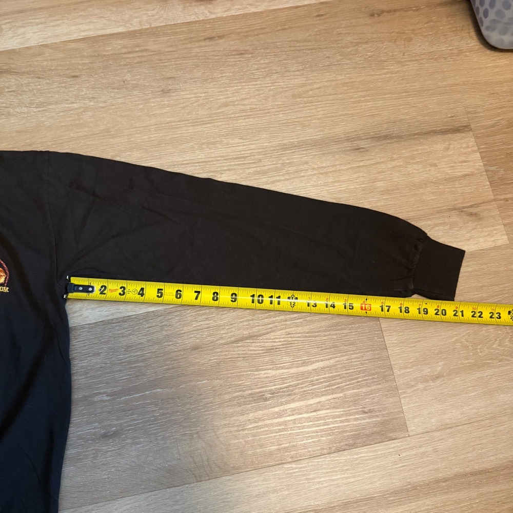 Gildan Operation Iraqi‎ Freedom Kuwait Embroidered Long Sleeve T-Shirt Brown M - Picture 6 of 7